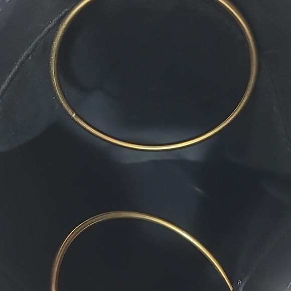 PARKER CLAY NYLA BLACK LEATHER BRASS CLUTCH CARRYALL PURSE FOLDOVER HANDBAG OSFM - Picture 12 of 13